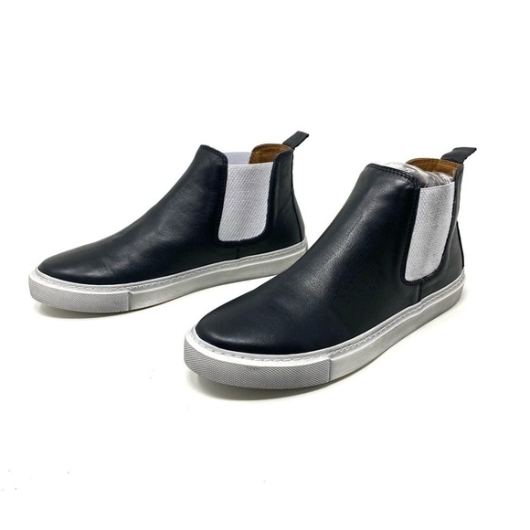 Bueno Rant Black Leather Chelsea Sneaker - Picture 3 of 7